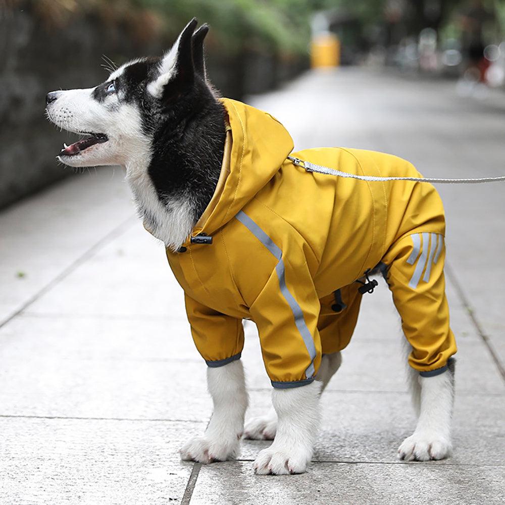 Waterproof Reflective Dog Raincoat with Hood - Pet's Dream