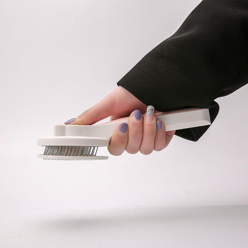 Self-Cleaning Slicker Grooming Brush for Dogs & Cats - Pet's Dream