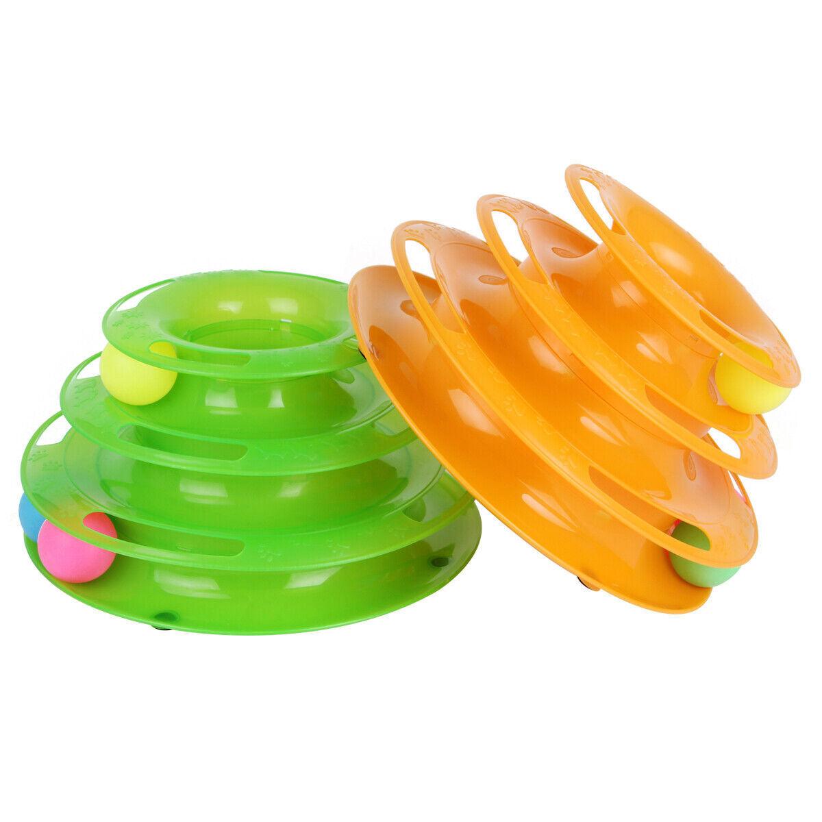 Crazy Ball Disk Interactive Cat Toy - Pet's Dream