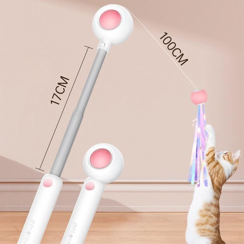 Retractable Laser Stick & Teaser Toy for Cats - Pet's Dream