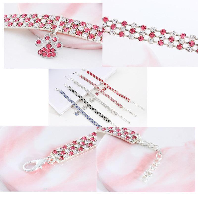 Shining, Elastic Necklace-Collar for Cat and Small Dog, Mixed-color - Pet's Dream