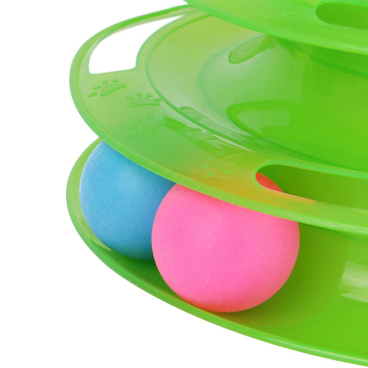 Crazy Ball Disk Interactive Cat Toy - Pet's Dream