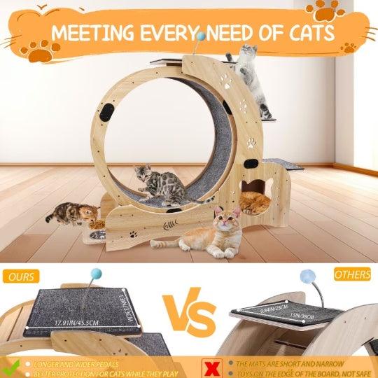 Running Wheel With Silent Wheel for Cats or small Dogs - Pet's Dream