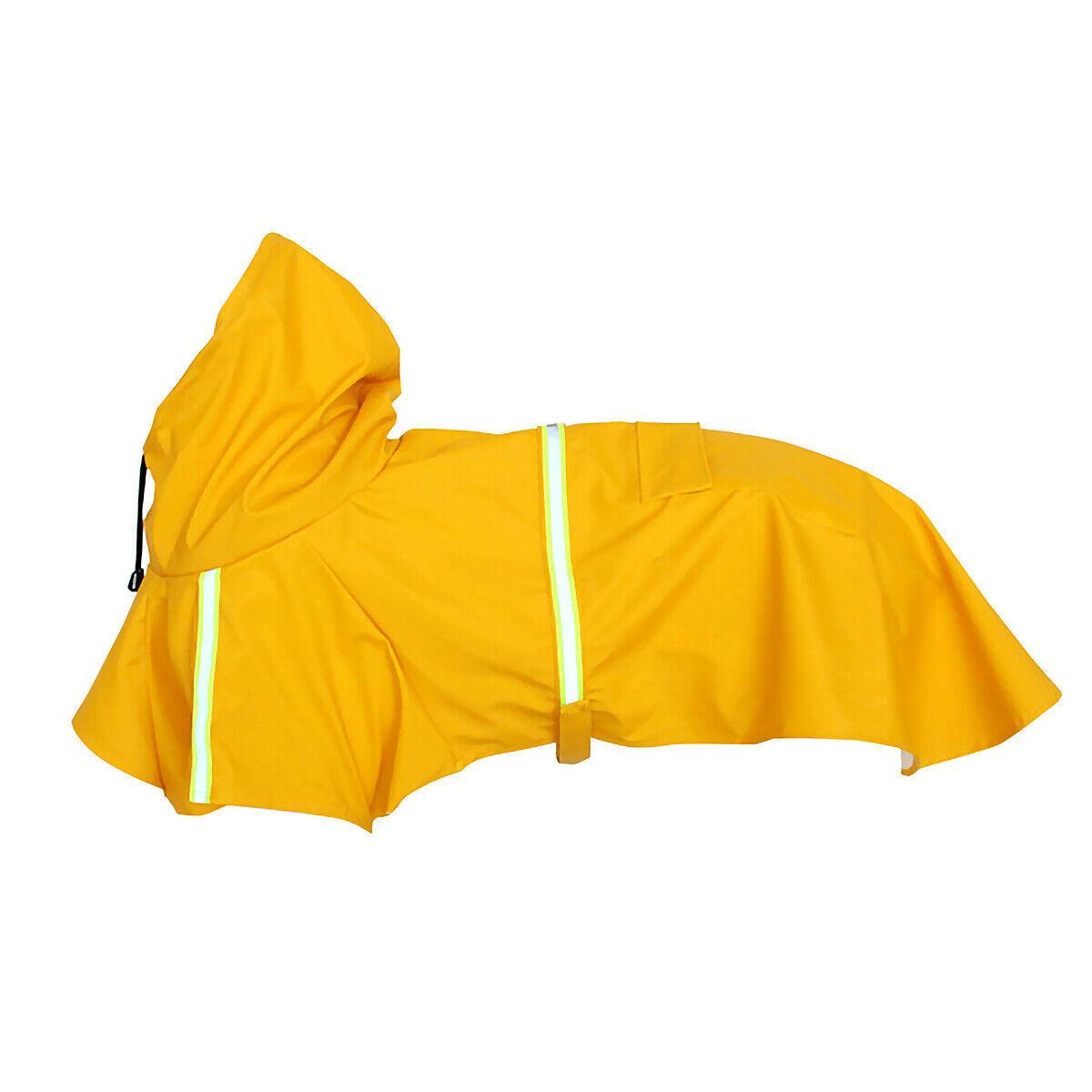 Waterproof Hooded Dog Raincoat with Reflective Stripes - Pet's Dream