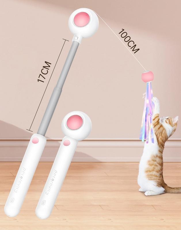 Retractable Laser Stick & Teaser Toy for Cats - Pet's Dream