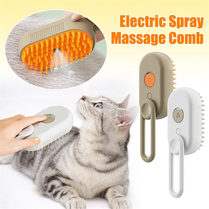 Electric 3 In 1 Steam Brush Steamy for Cat and Dog - Pet's Dream