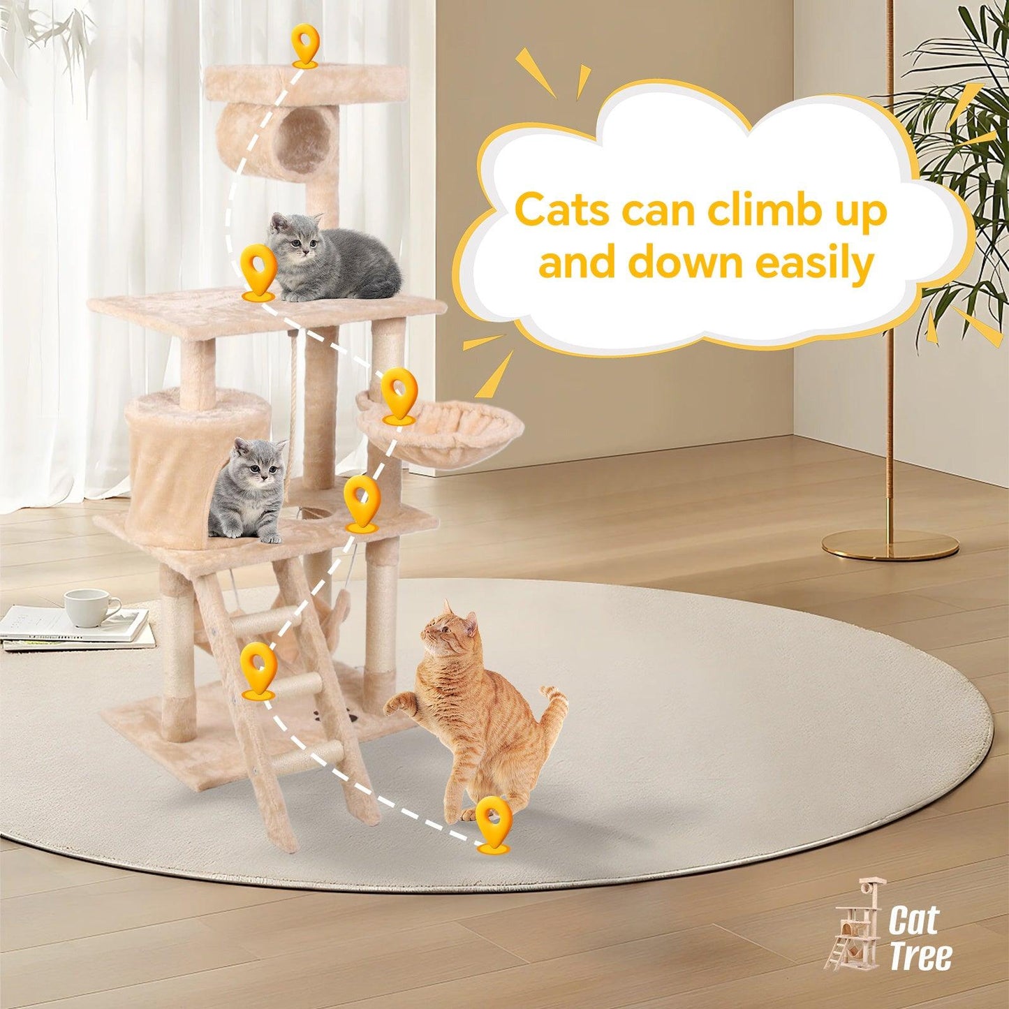 Climbing Frame Cat Tree - Pet's Dream