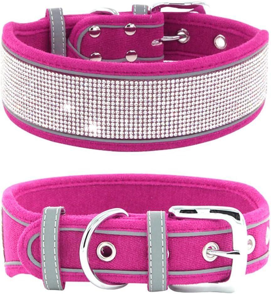 Suede Reflective Collar, Soft And Comfortable, Hand Holding Rope, for Dogs - Pet's Dream