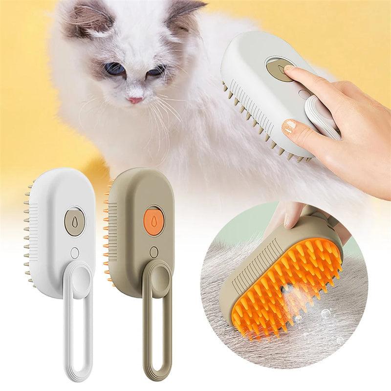 Electric 3 In 1 Steam Brush Steamy for Cat and Dog - Pet's Dream