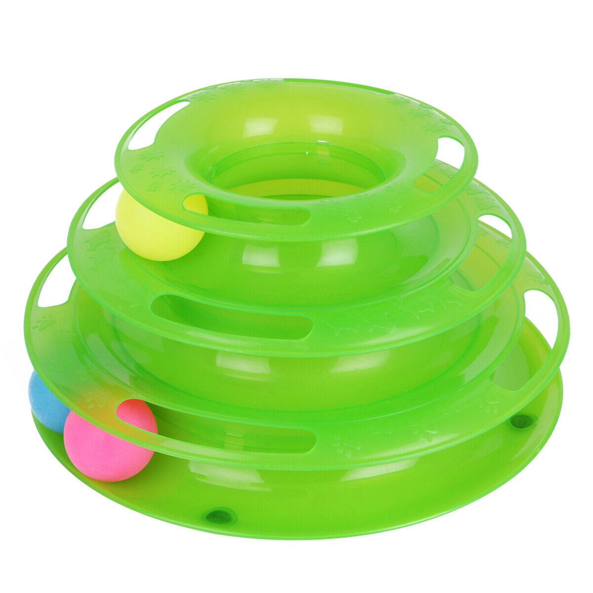 Crazy Ball Disk Interactive Cat Toy - Pet's Dream