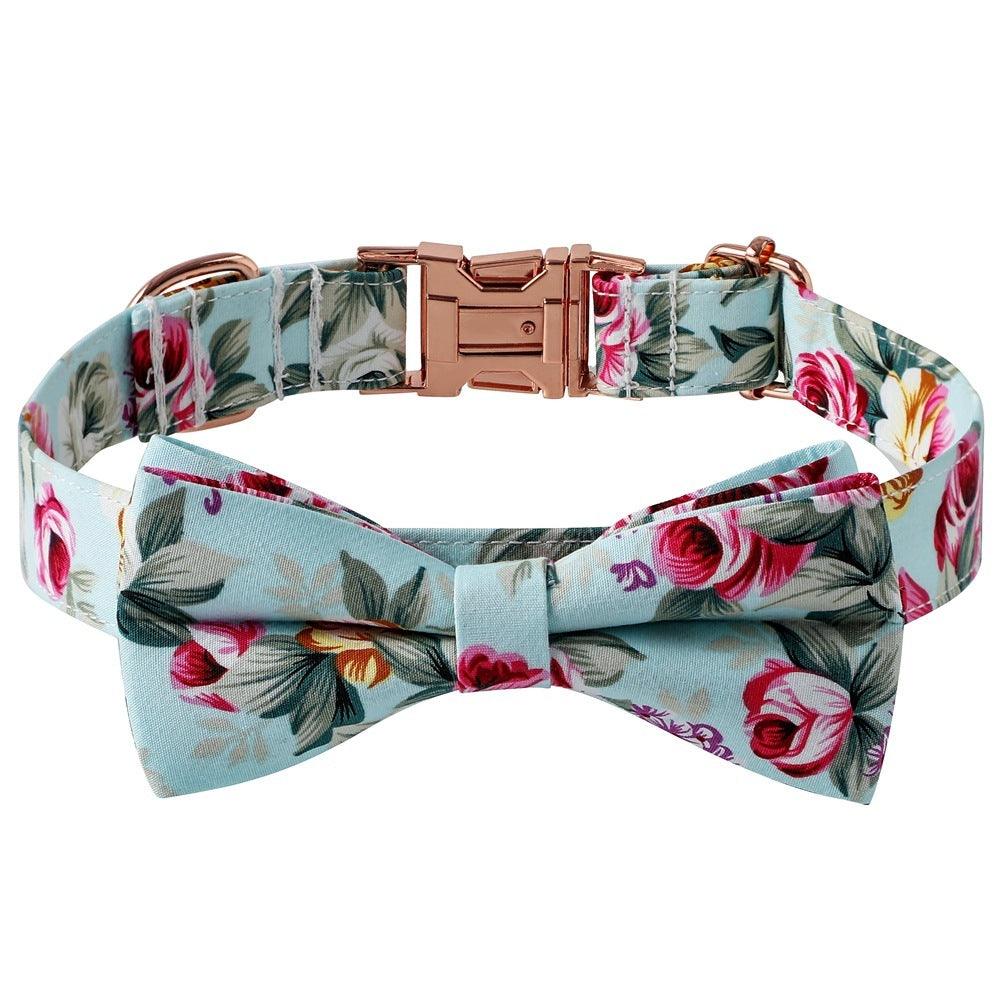 Collar, Cotton with Rose Gold Buckle for Dogs - Pet's Dream