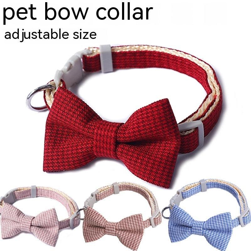 Bow Collar, Adjustable, for Dogs and Cats - Pet's Dream