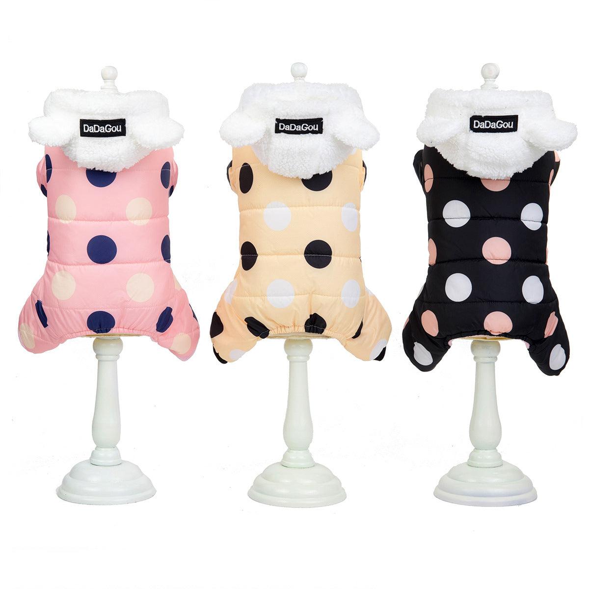 Warm Four-leg Cotton Coat for Dogs - Pet's Dream