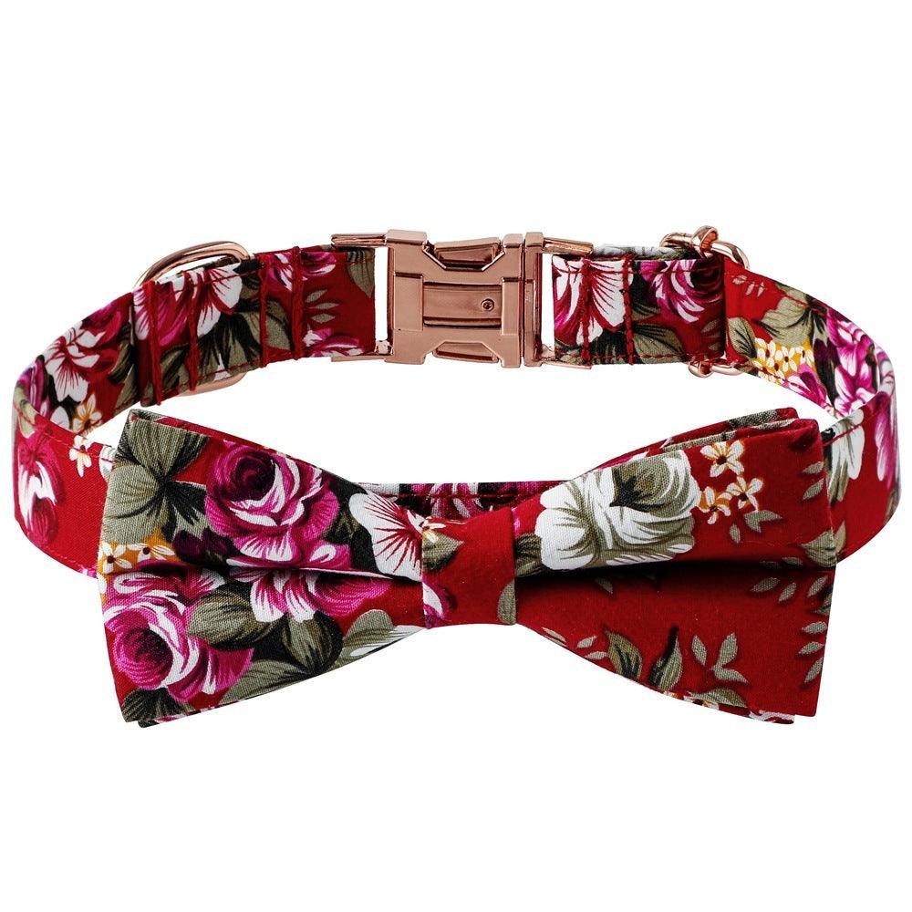 Collar, Cotton with Rose Gold Buckle for Dogs - Pet's Dream