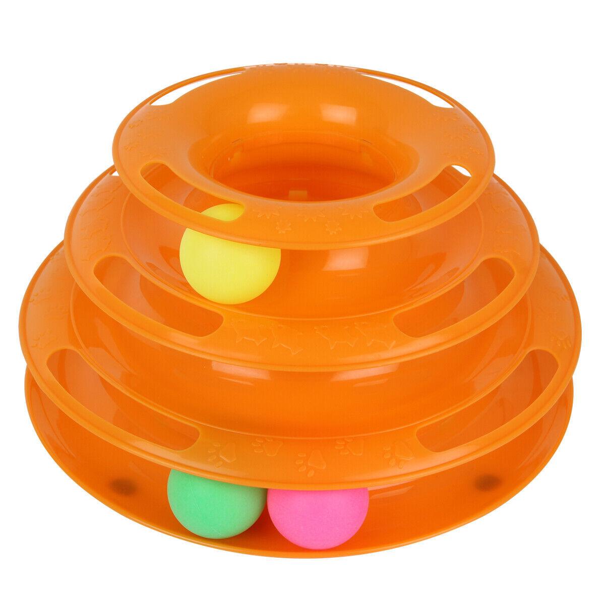 Crazy Ball Disk Interactive Cat Toy - Pet's Dream