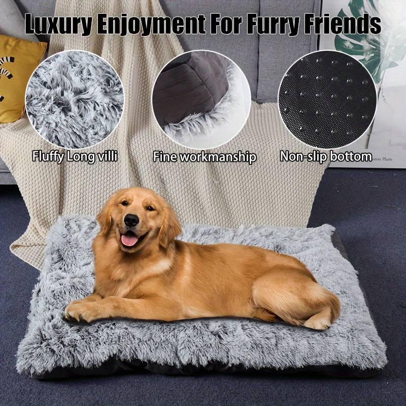 Dog Bed - Luxus Long Plush, Cozy, Warm & Washable - Pet's Dream