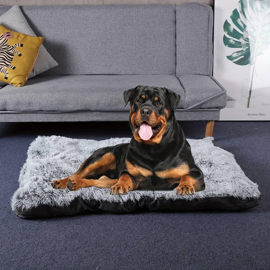 Dog Bed - Luxus Long Plush, Cozy, Warm & Washable - Pet's Dream