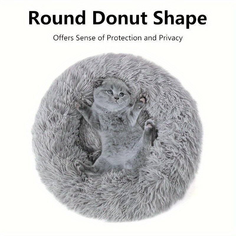 Non-Slip, Multiple Sizes Round Cushion Cuddler Bed for Dog Or Cat - Pet's Dream