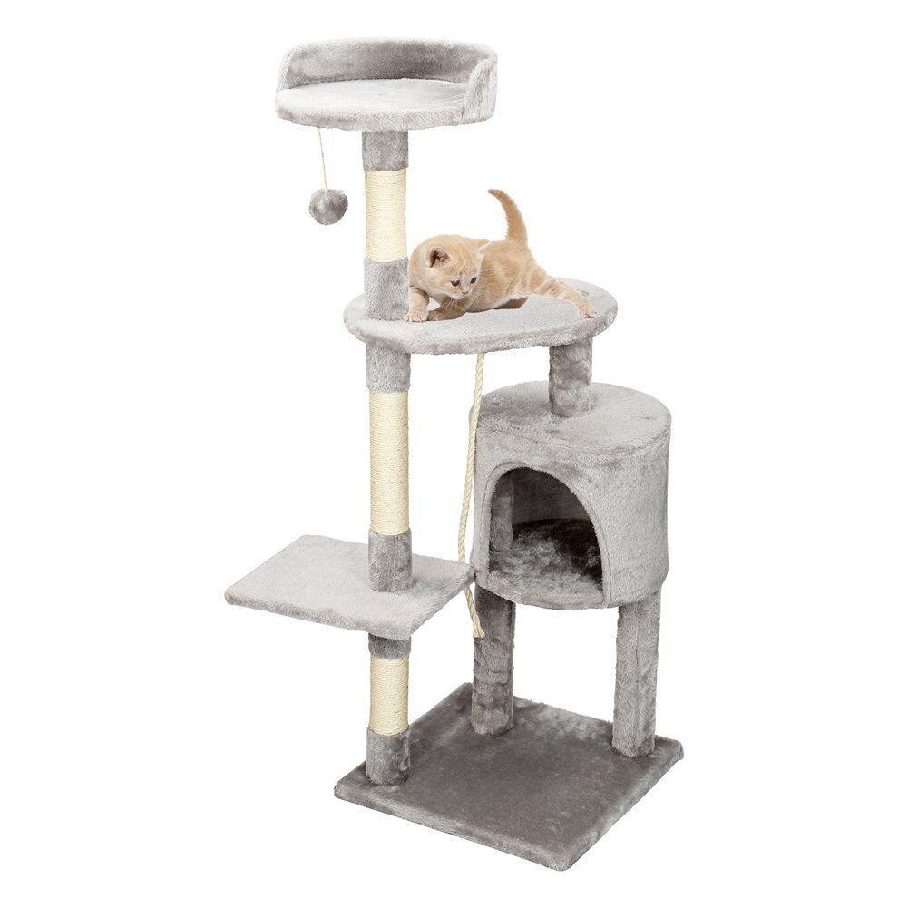 Large 4-story Cat Climbing Frame, Scratching Tree - Pet's Dream