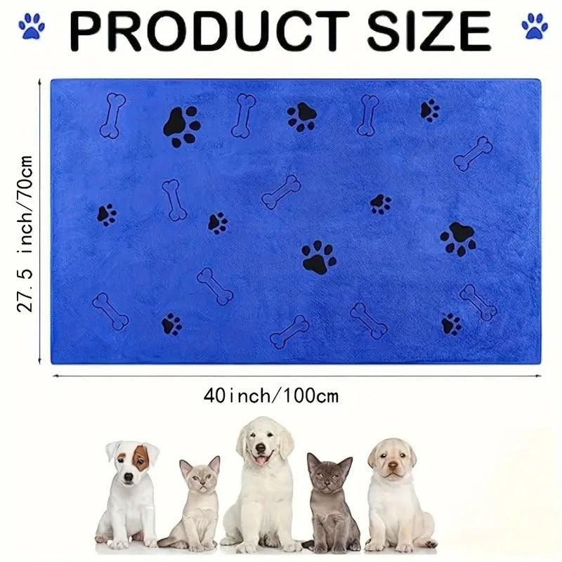 Super Absorbent Microfiber Towel – Quick-Drying Soft Bath & Grooming Cloth - Pet's Dream