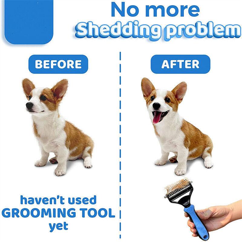 Grooming Brush, Double Sided, perfect for Dogs and Cats - Pet's Dream