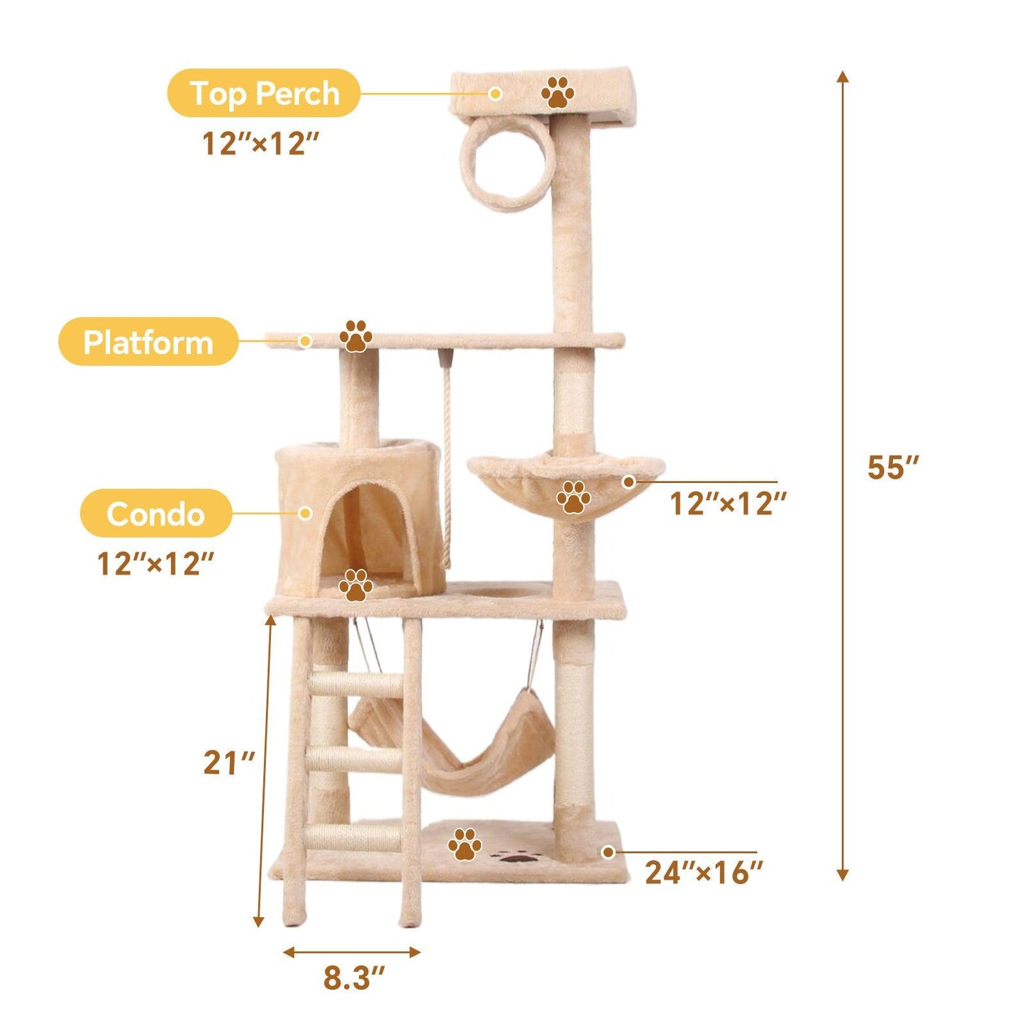 Climbing Frame Cat Tree - Pet's Dream