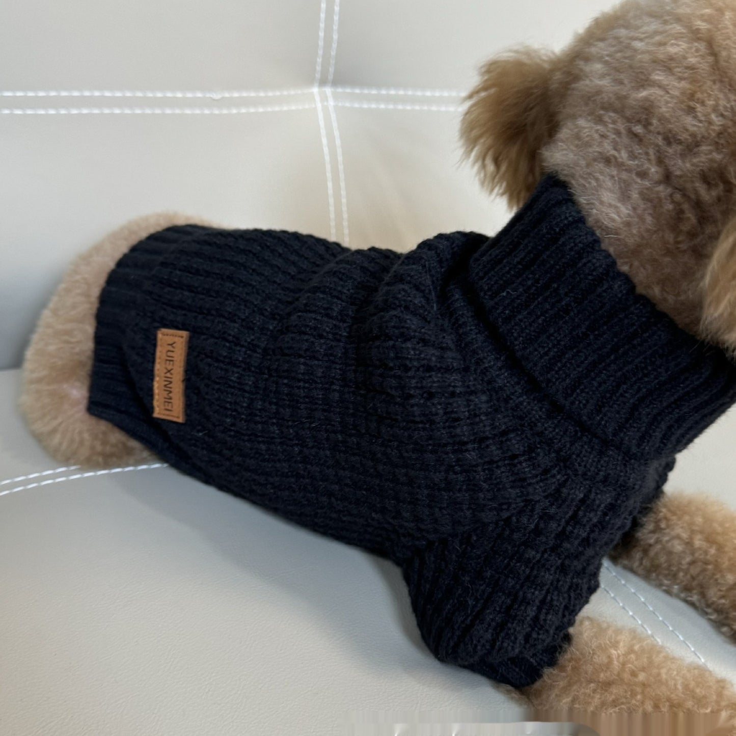 Turtleneck Knitting Sweater for Dogs and Cats