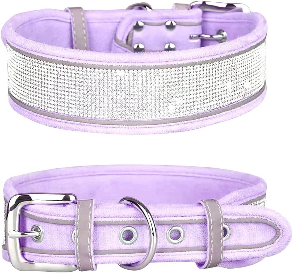 Suede Reflective Collar, Soft And Comfortable, Hand Holding Rope, for Dogs - Pet's Dream