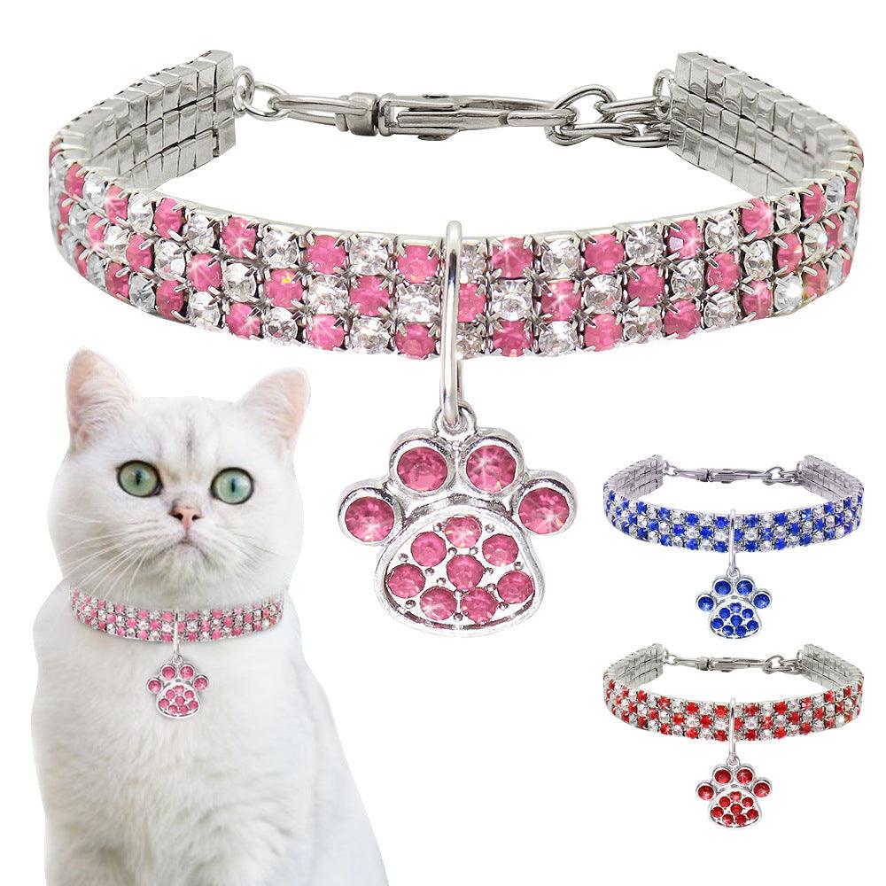 Shining, Elastic Necklace-Collar for Cat and Small Dog, Mixed-color - Pet's Dream