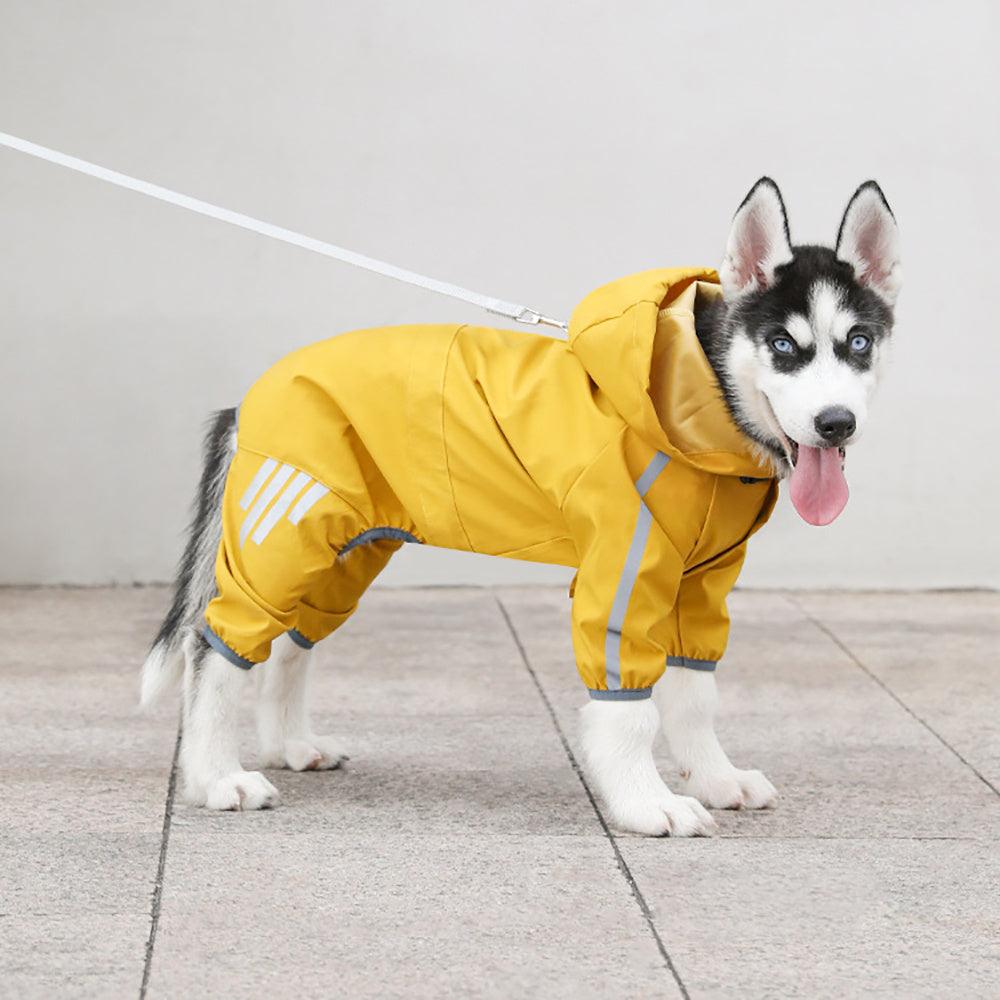 Waterproof Reflective Dog Raincoat with Hood - Pet's Dream