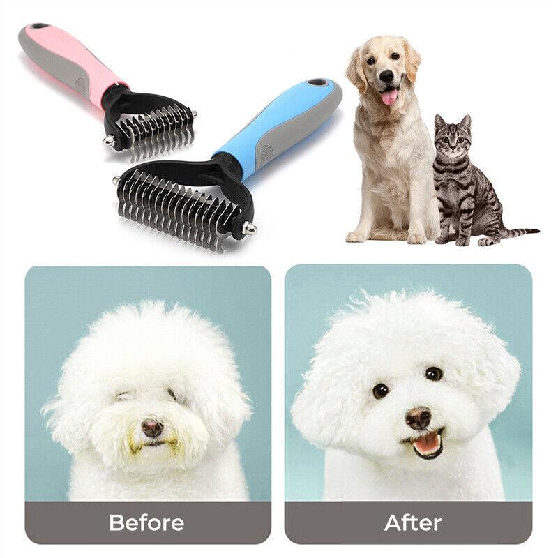 Grooming Brush, Double Sided, perfect for Dogs and Cats - Pet's Dream