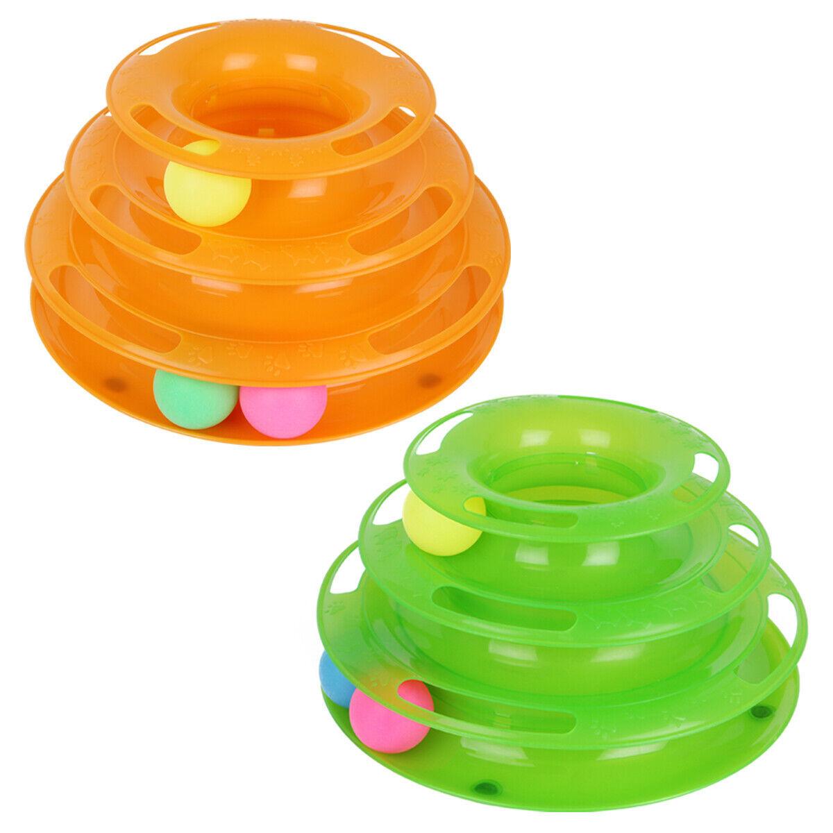 Crazy Ball Disk Interactive Cat Toy - Pet's Dream