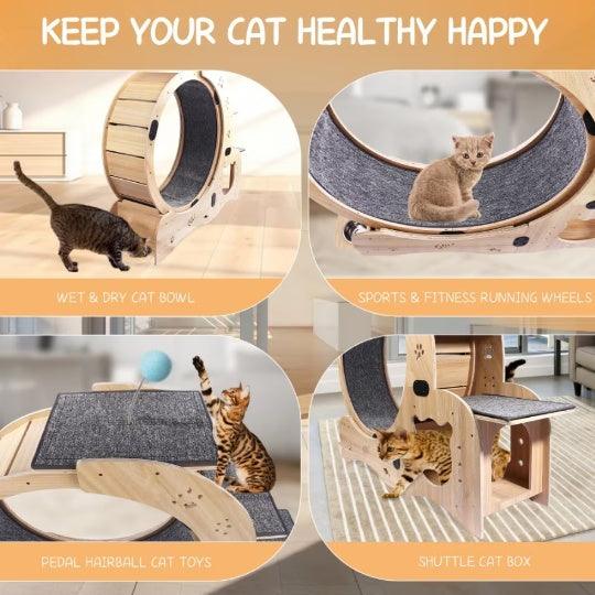 Running Wheel With Silent Wheel for Cats or small Dogs - Pet's Dream