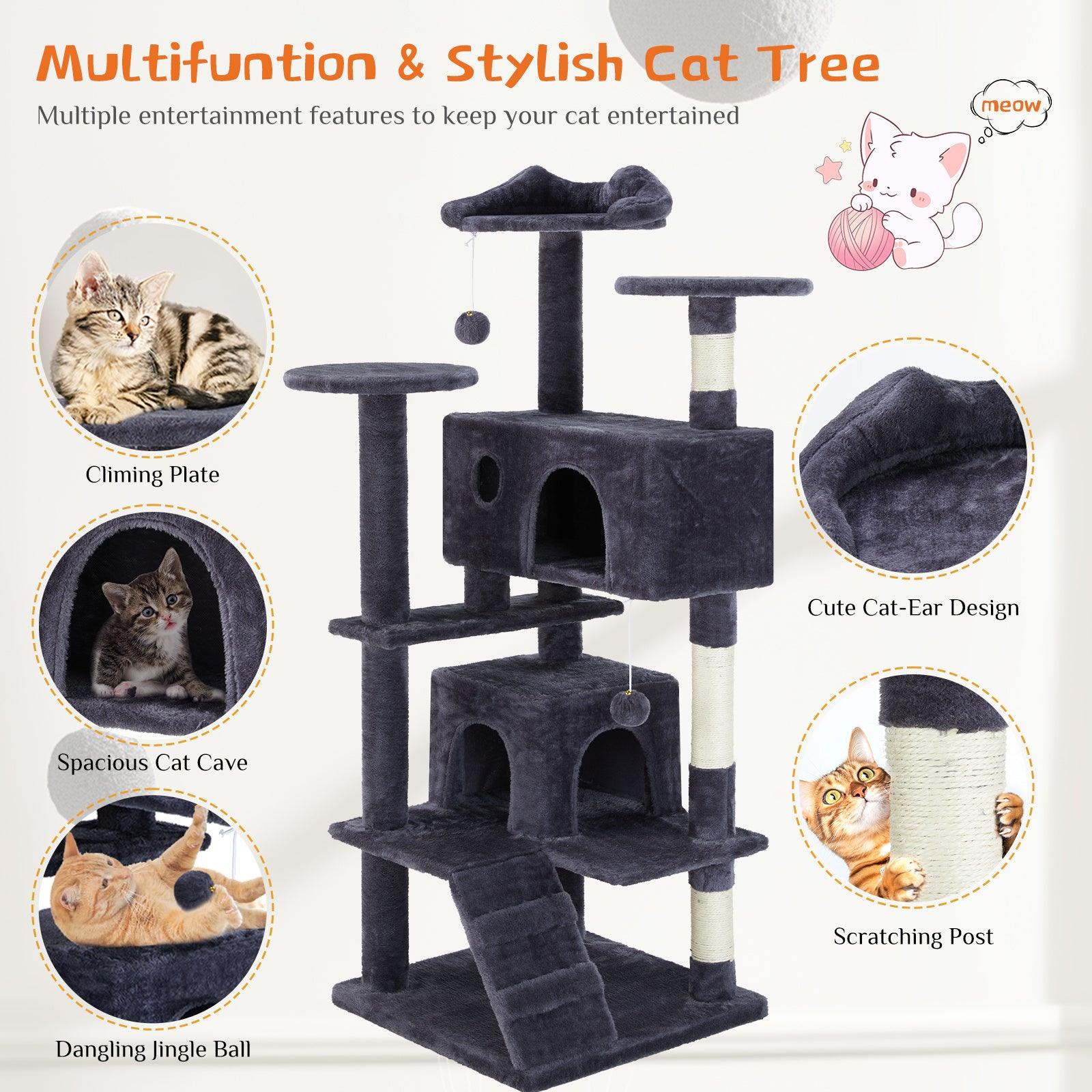 Multifunctional Treehouse - Climbing Frame for Cats - Pet's Dream