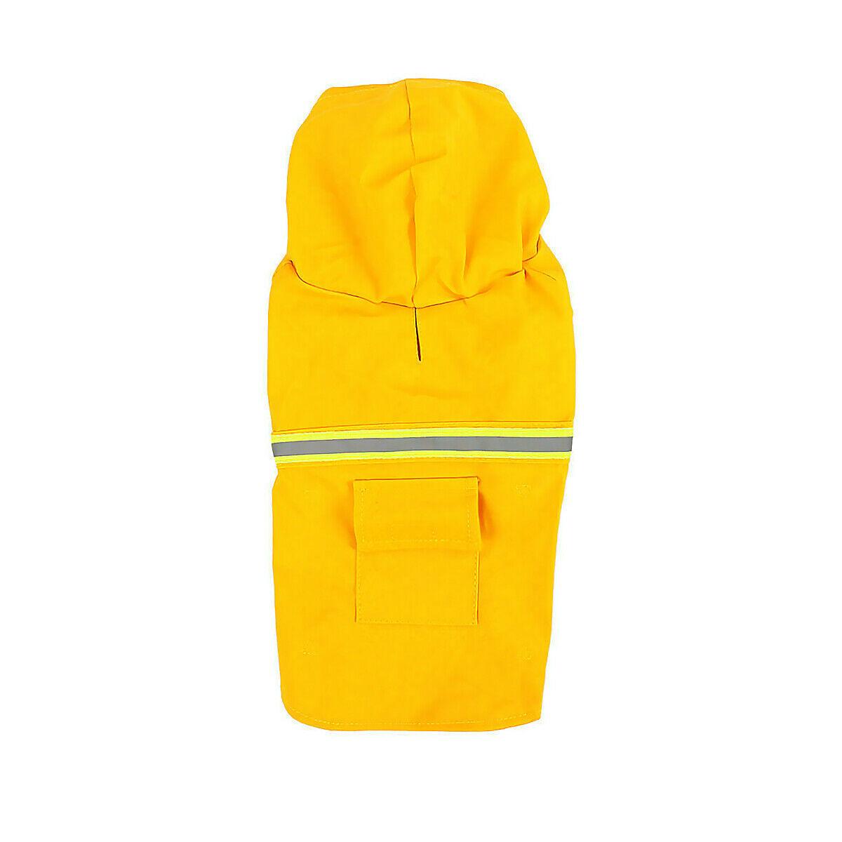 Waterproof Hooded Dog Raincoat with Reflective Stripes - Pet's Dream